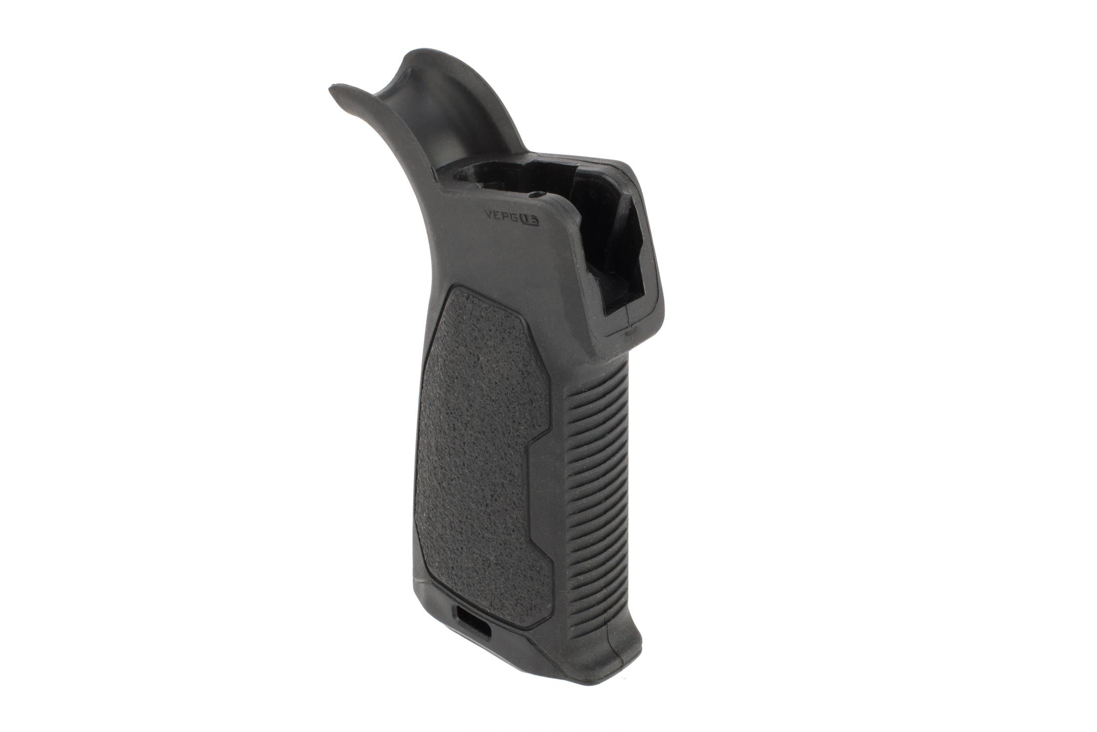 Strike Industries Overmolded Enhanced AR-15 Pistol Grip - 15 Degree - Black